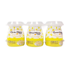 Clever Mama Käsepudding-Original 118g*3